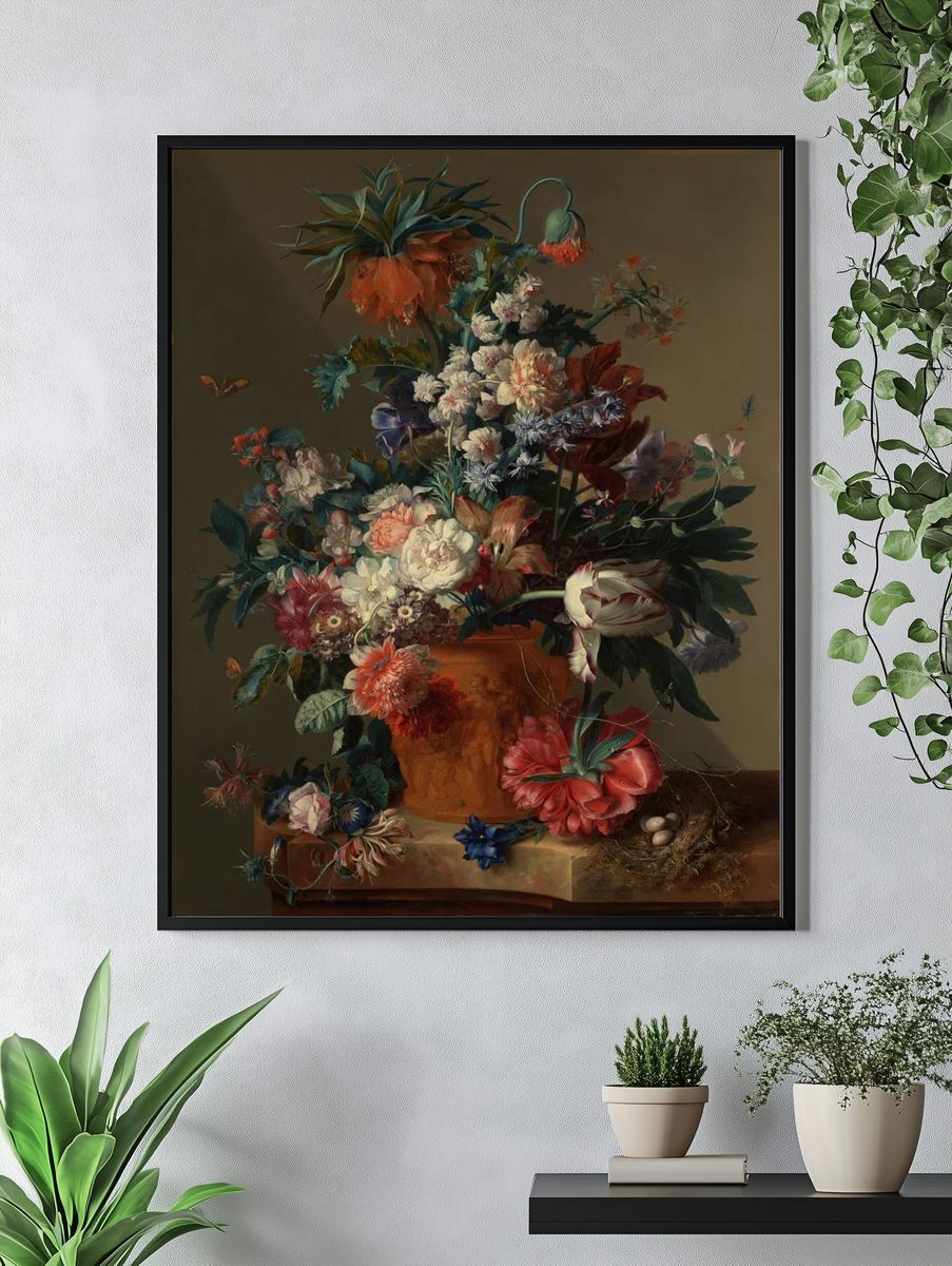Vase Flowers Jan van Huysum. — room view 4