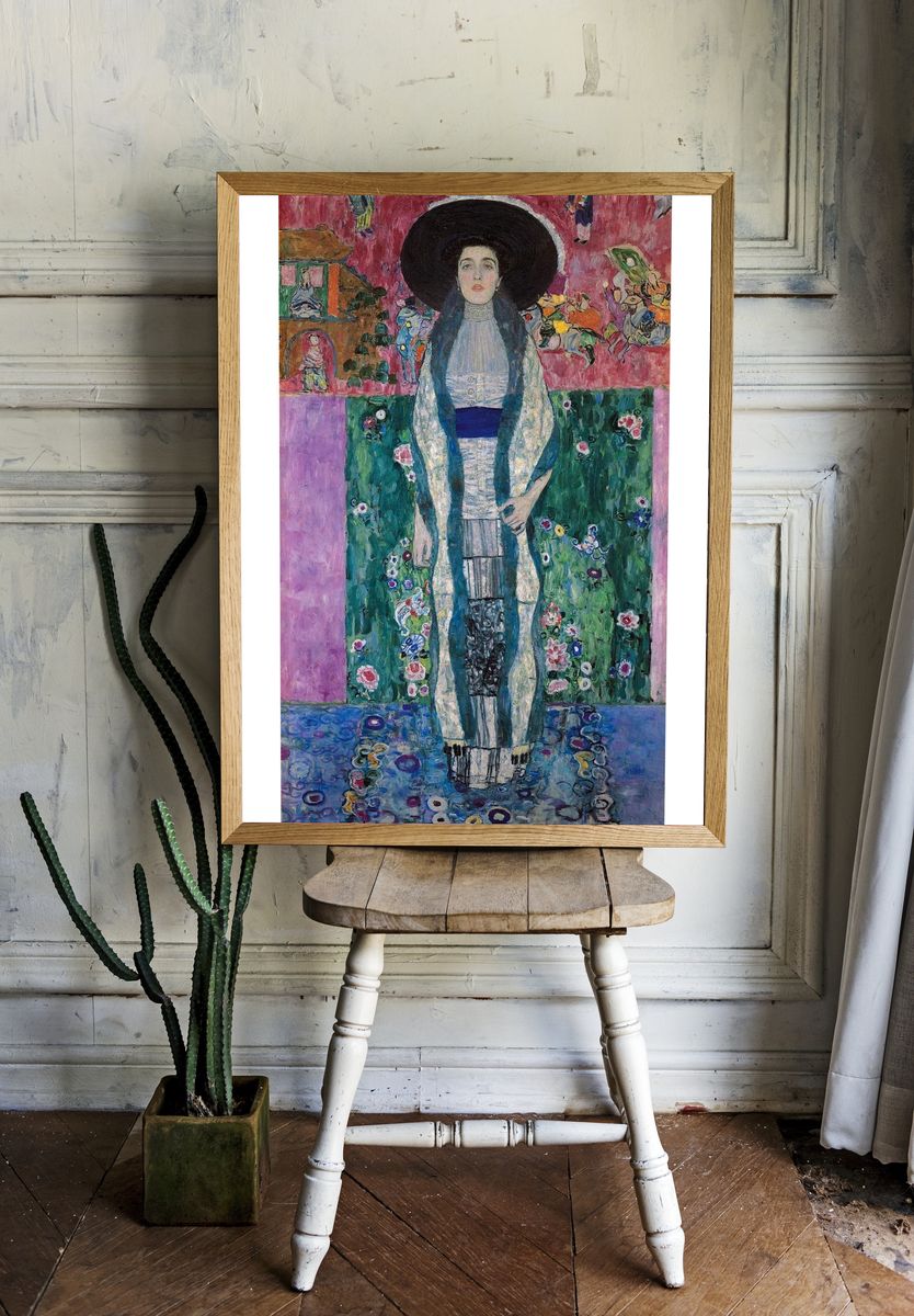 Gustav Klimt 's Portrait Adele. room preview