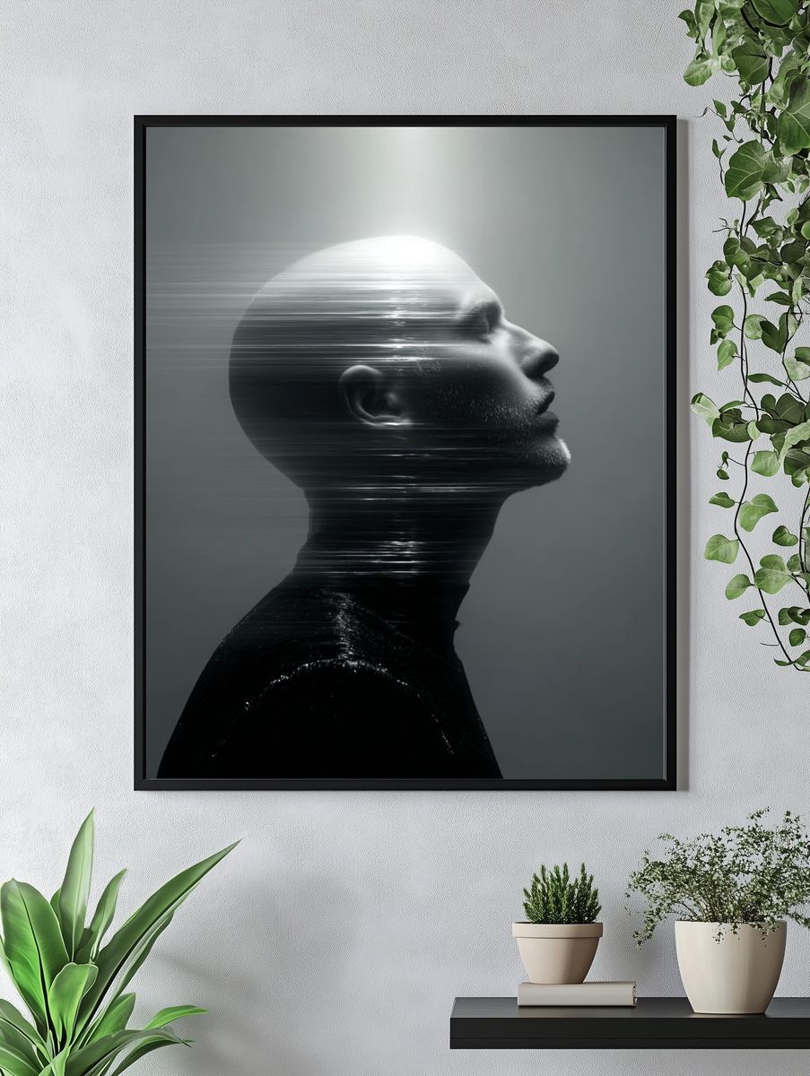 Ethereal Profile — Fine Art Print. — room view 4