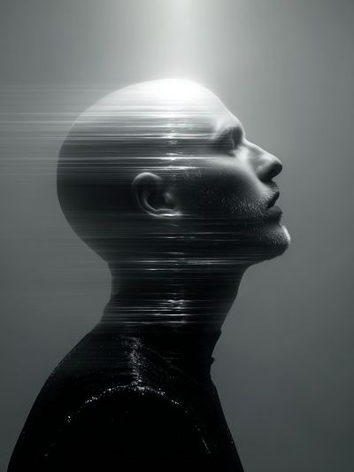 Ethereal Profile — Fine Art Print. poster