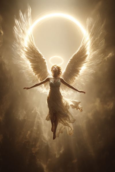 Celestial Angel — Fine Art Print. poster