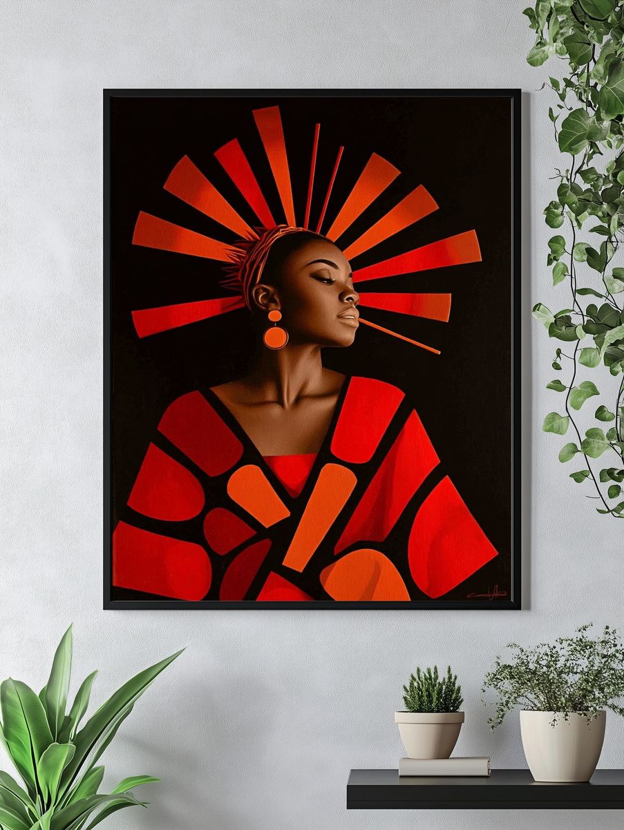 Radiant Woman — Fine Art Print. — room view 4
