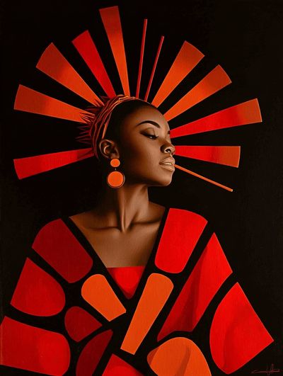 Radiant Woman — Fine Art Print. poster print
