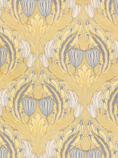 Floral Art Nouveau Pattern Poster. poster