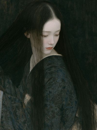 Ethereal Portrait — Fine-Art Print. poster