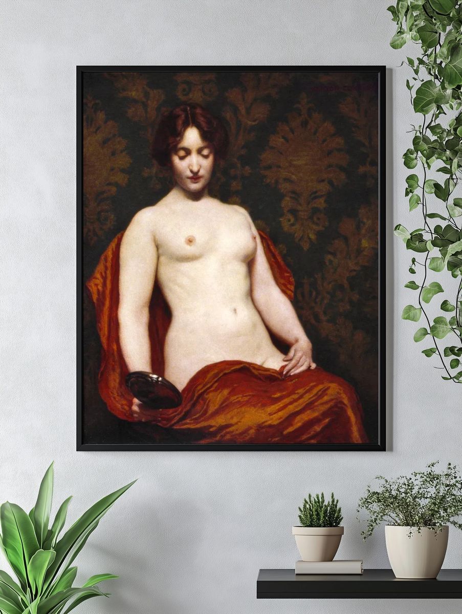 Naked woman showing her breasts. — room view 4