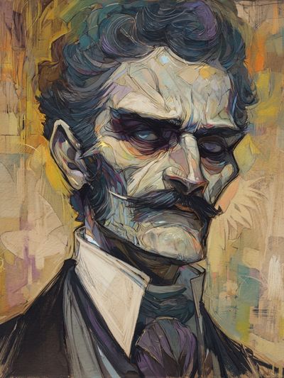 Stylized Portrait Fine-Art Poster.