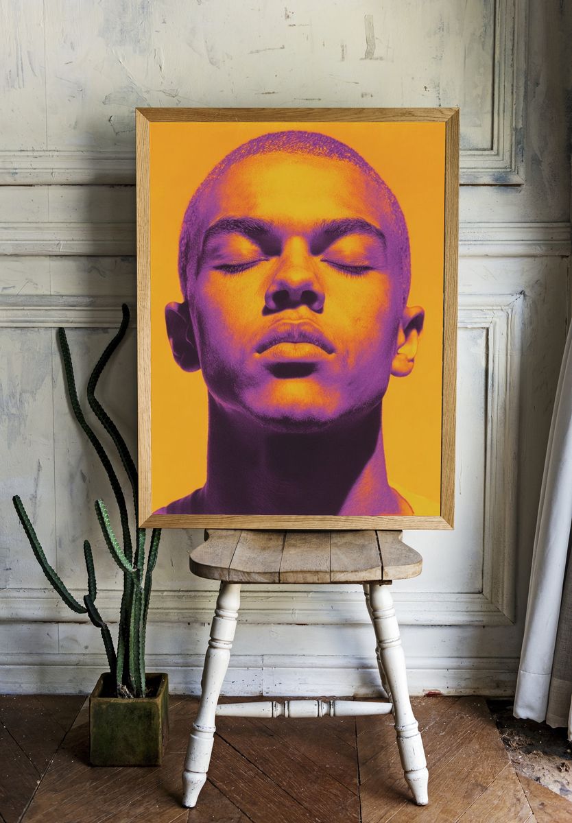 Serene Portrait — Fine Art Print. — room view 1