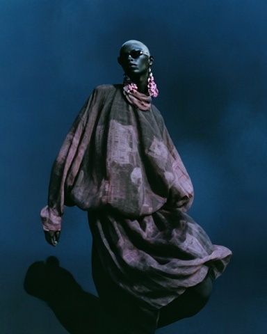 Avant-Garde Fashion Portrait Poster. poster — photography art