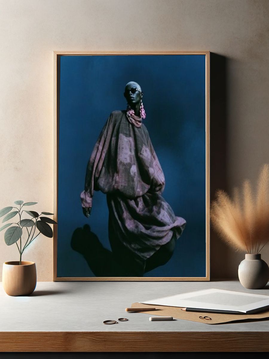 Avant-Garde Fashion Portrait Poster. — room view 2