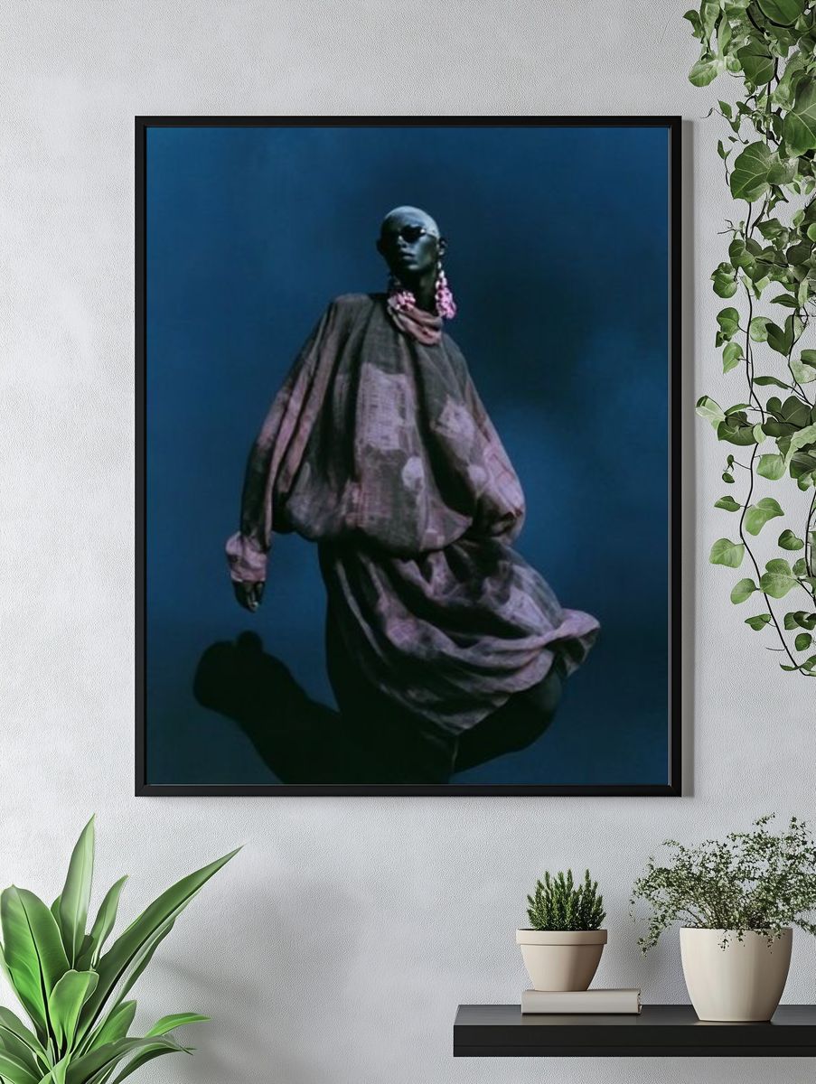 Avant-Garde Fashion Portrait Poster. — room view 4