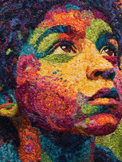 Colorful Portrait — Fine Art Print. poster print