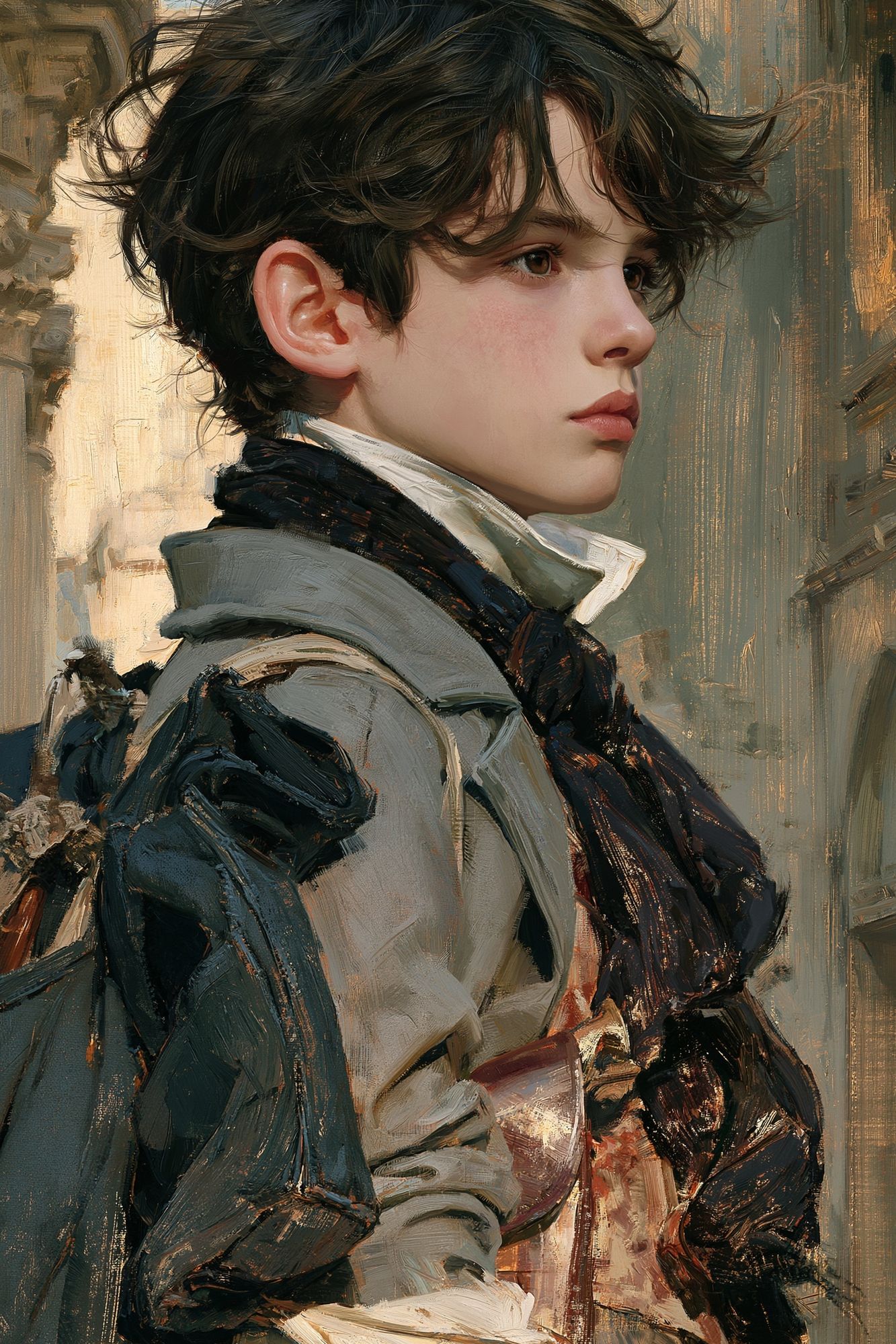 Boy Portrait Fine-Art Poster. poster — fine-art art