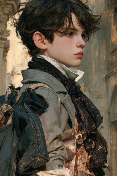 Boy Portrait Fine-Art Poster.