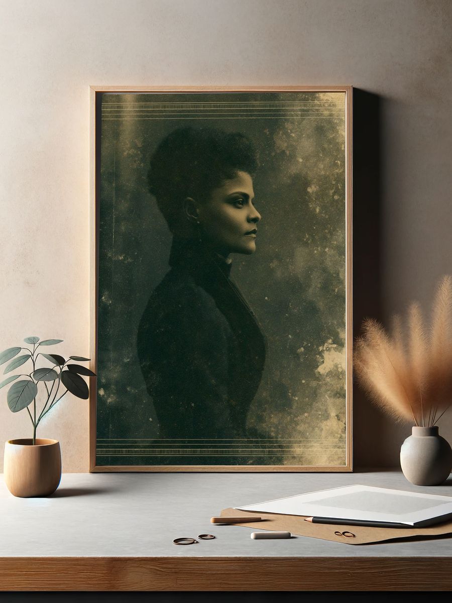 Art Deco Portrait Poster. — room view 2