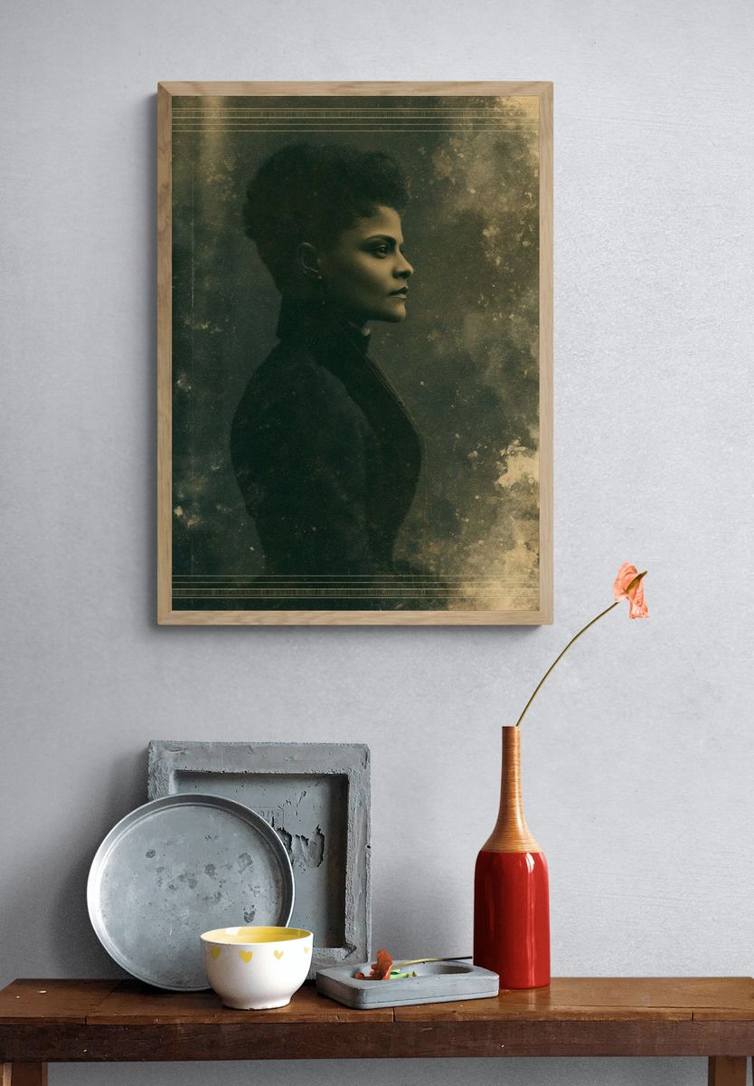 Art Deco Portrait Poster. — room view 3