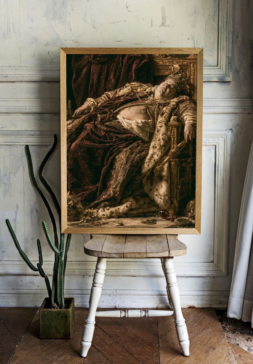 Sleeping Monarch Fine-Art Print. — room view 1