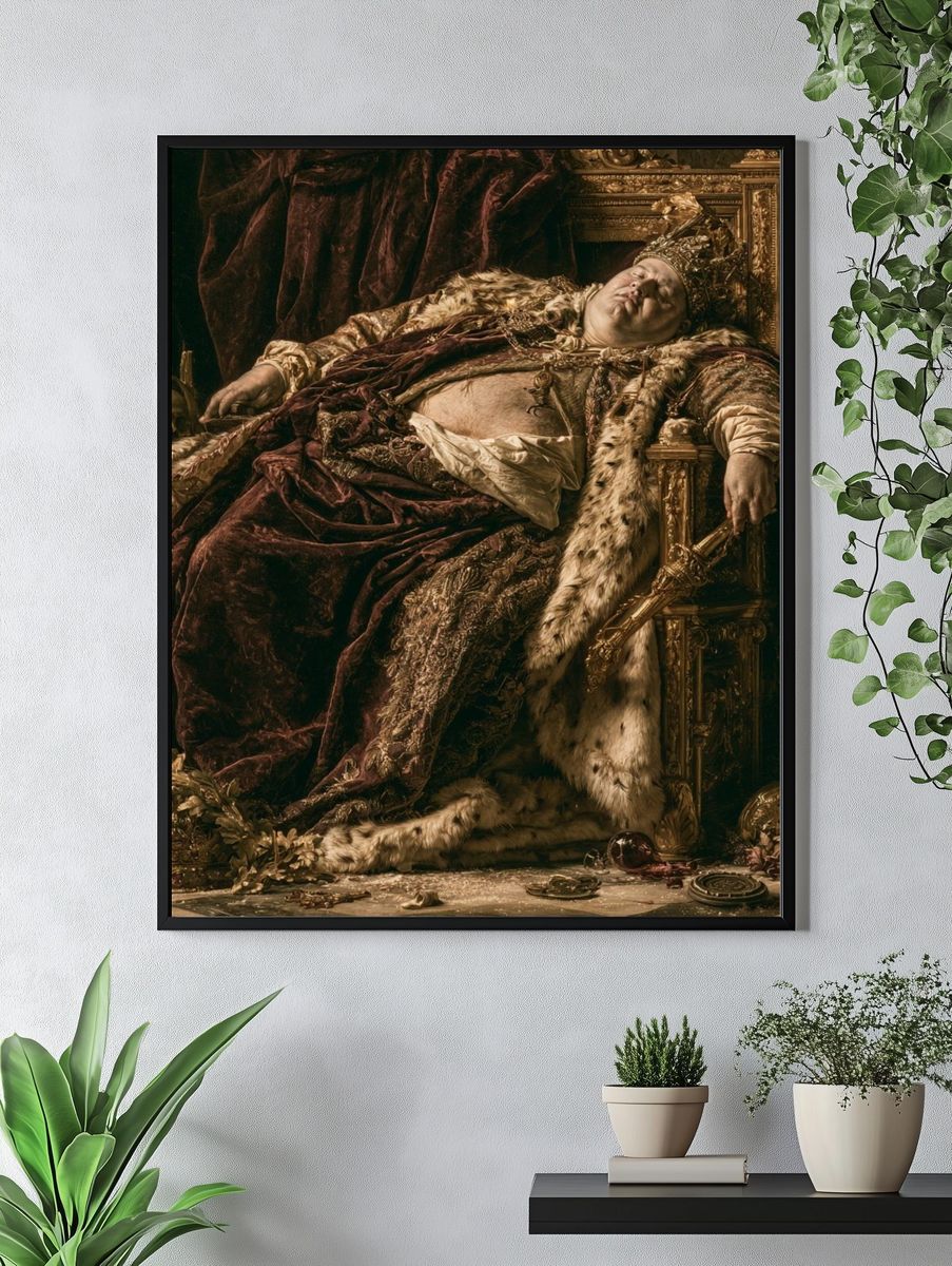 Sleeping Monarch Fine-Art Print. — room view 4