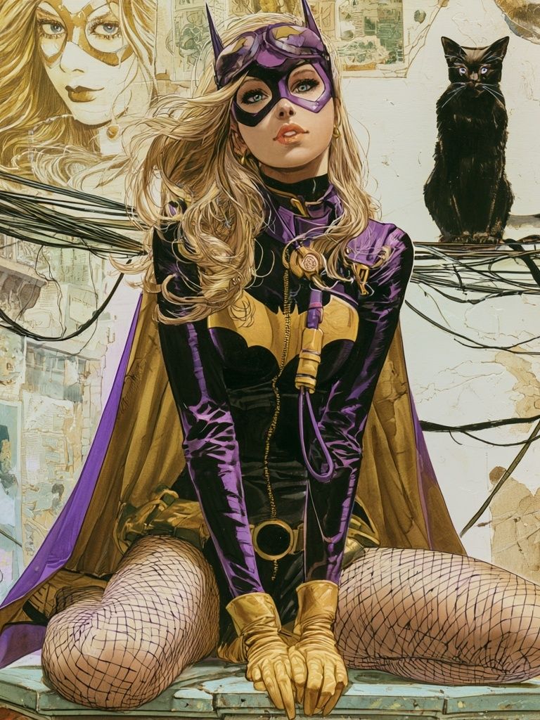 Batgirl Pop-Art Poster. poster — fine-art art