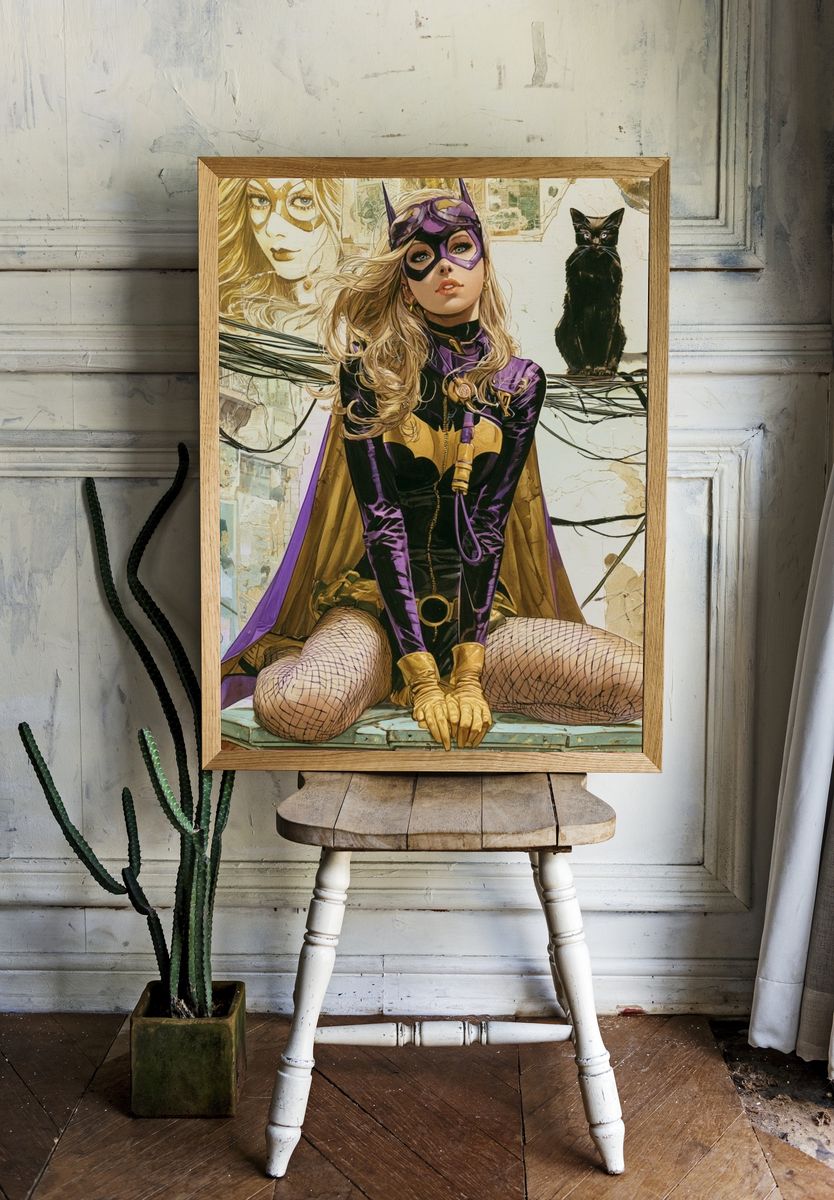 Batgirl Pop-Art Poster. — room view 1