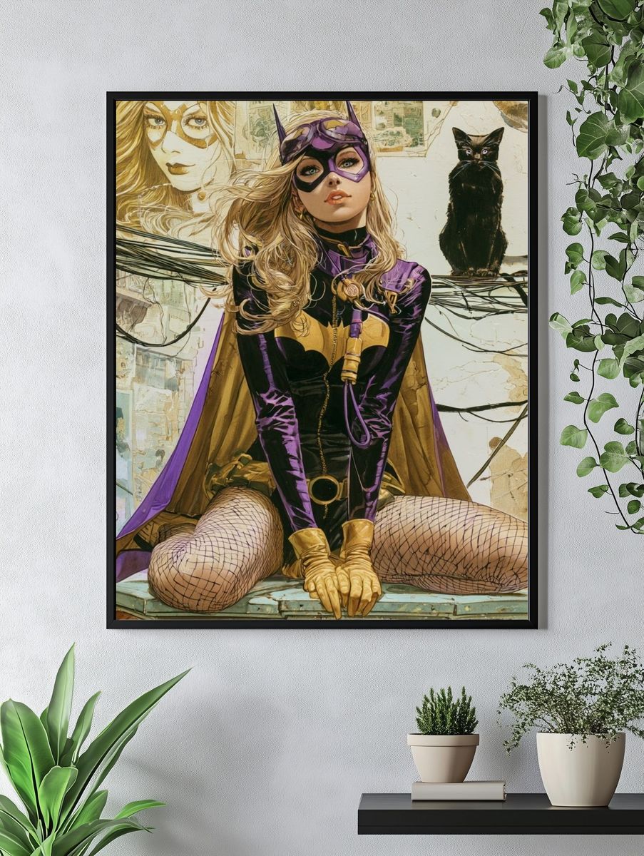 Batgirl Pop-Art Poster. — room view 4