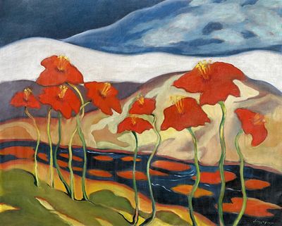 Landscape flowers (nirvana) (1930) Zolo.