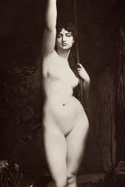 Sensual nude portrait, La Vérité. poster print
