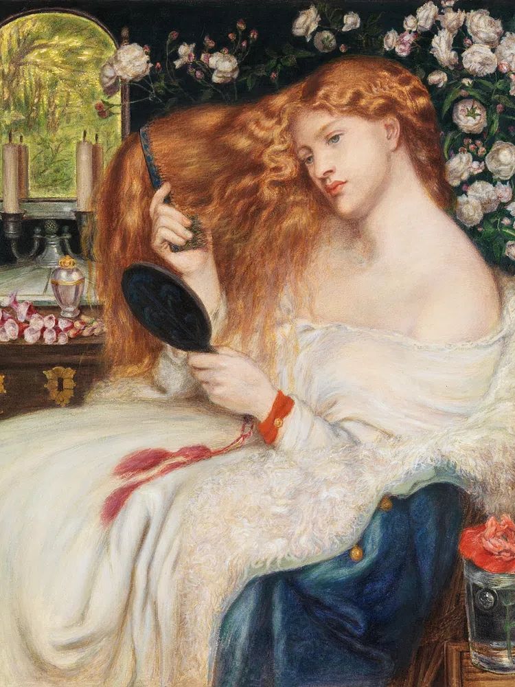 Lady Lilith (1867), vintage woman. poster — fine-art art
