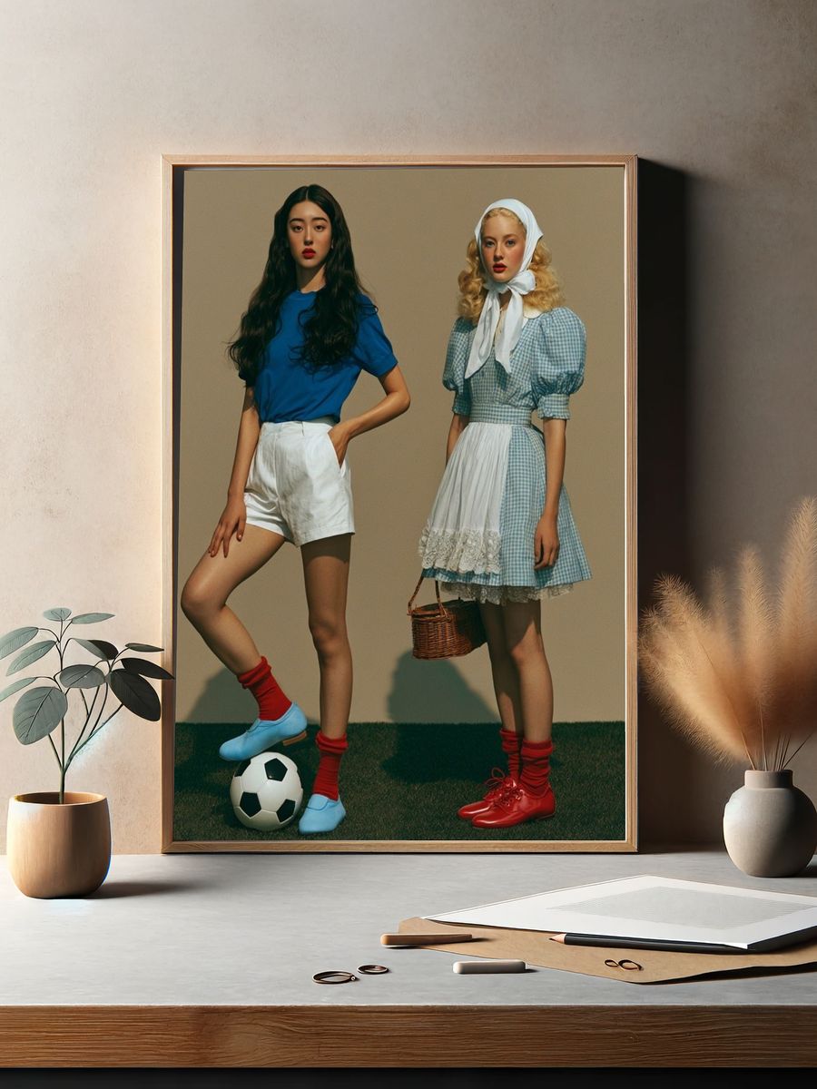 Fashion Portrait Photography Poster. — room view 2
