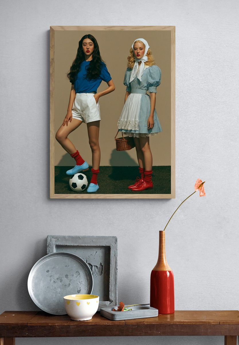 Fashion Portrait Photography Poster. — room view 3