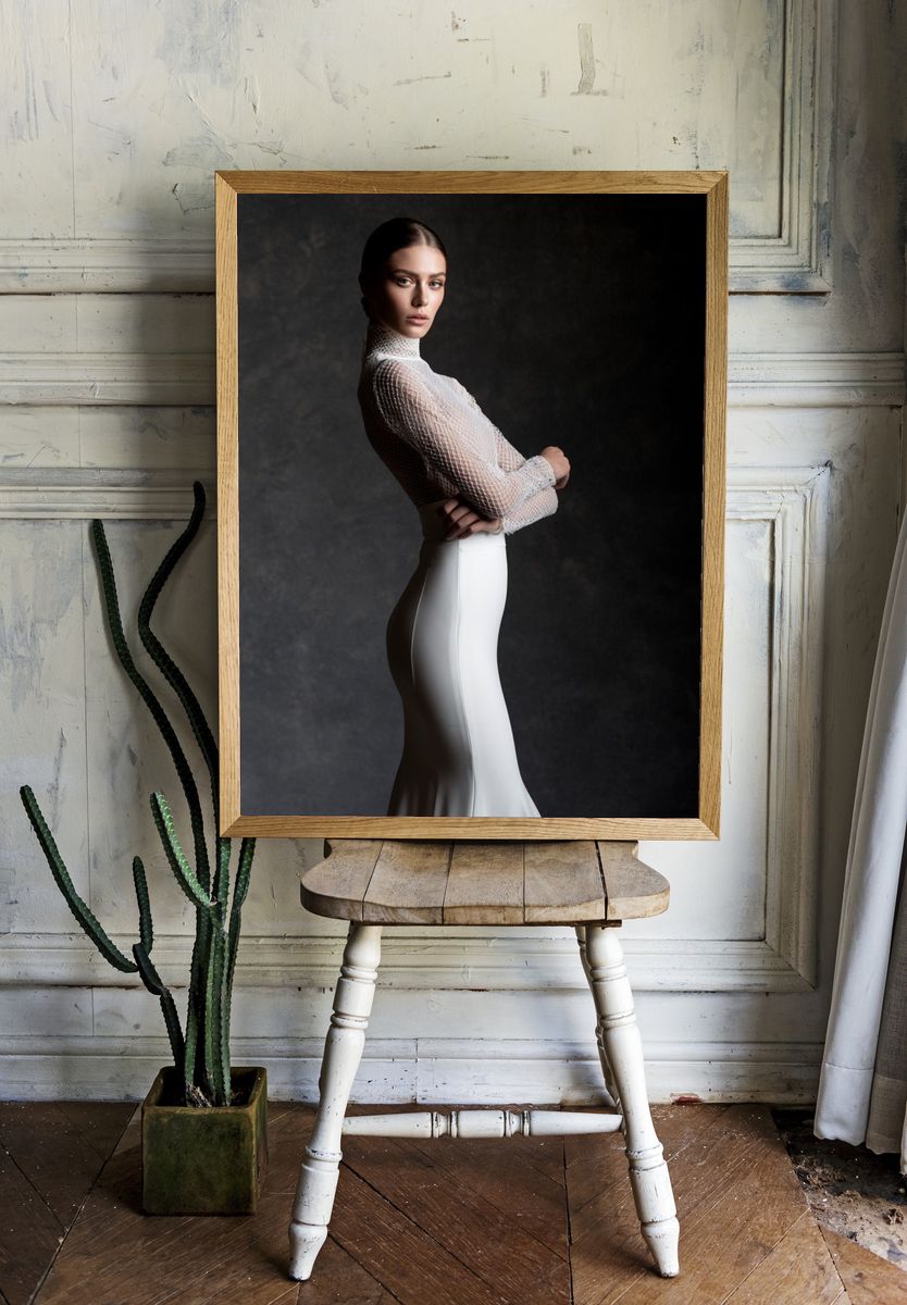 Elegant Fashion Portrait Poster. room preview