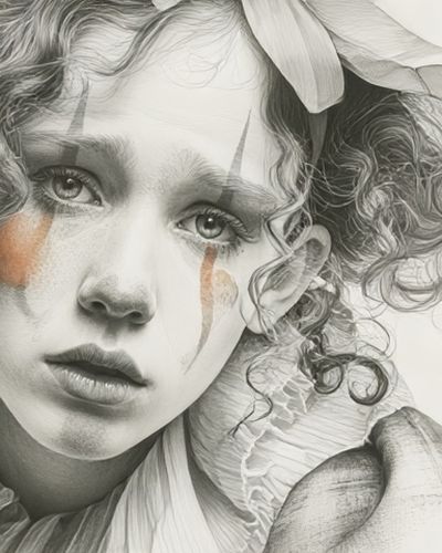 Curly Portrait Fine-Art Poster.