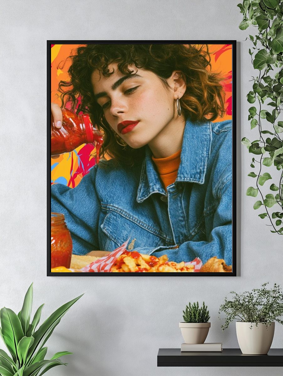 Pop Art Portrait Poster. — room view 4