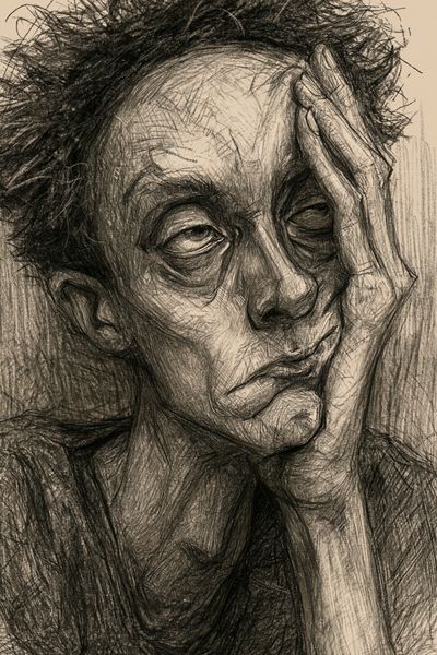 Expressionist Portrait Poster.