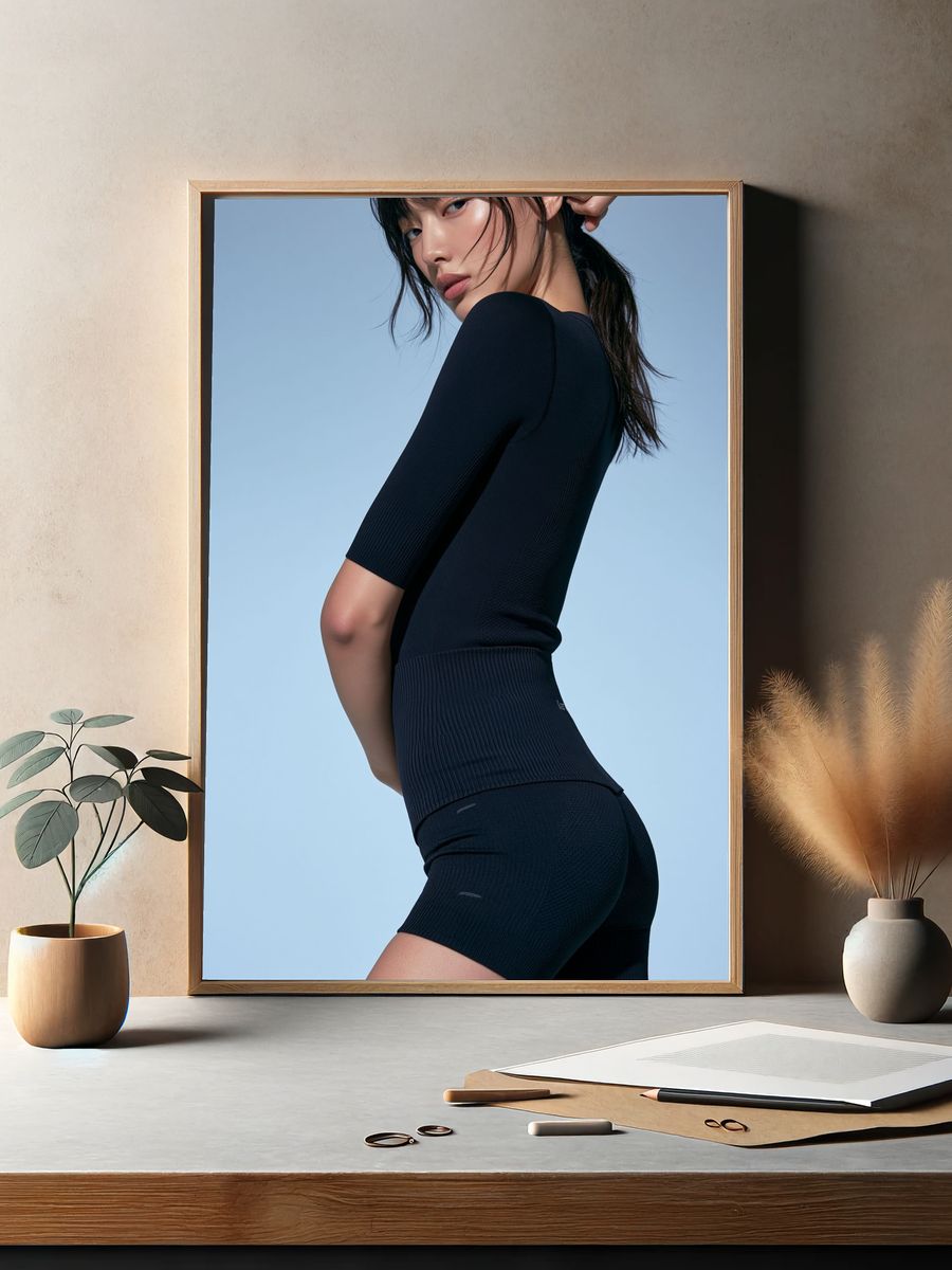 Fashion Portrait Poster. — room view 2
