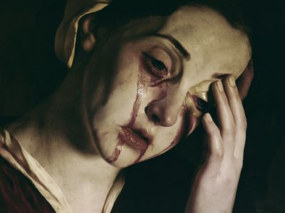 Bleeding Portrait Fine-Art Poster.