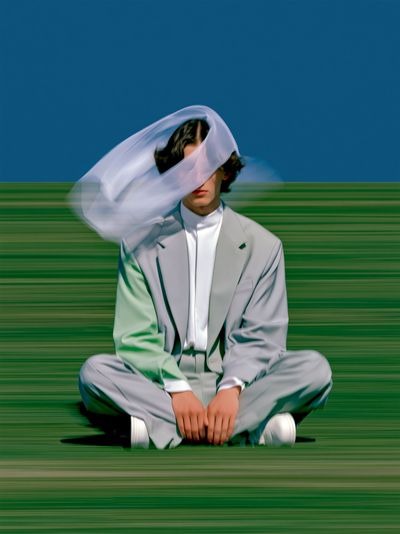 Blurred Fashion Portrait Poster. poster