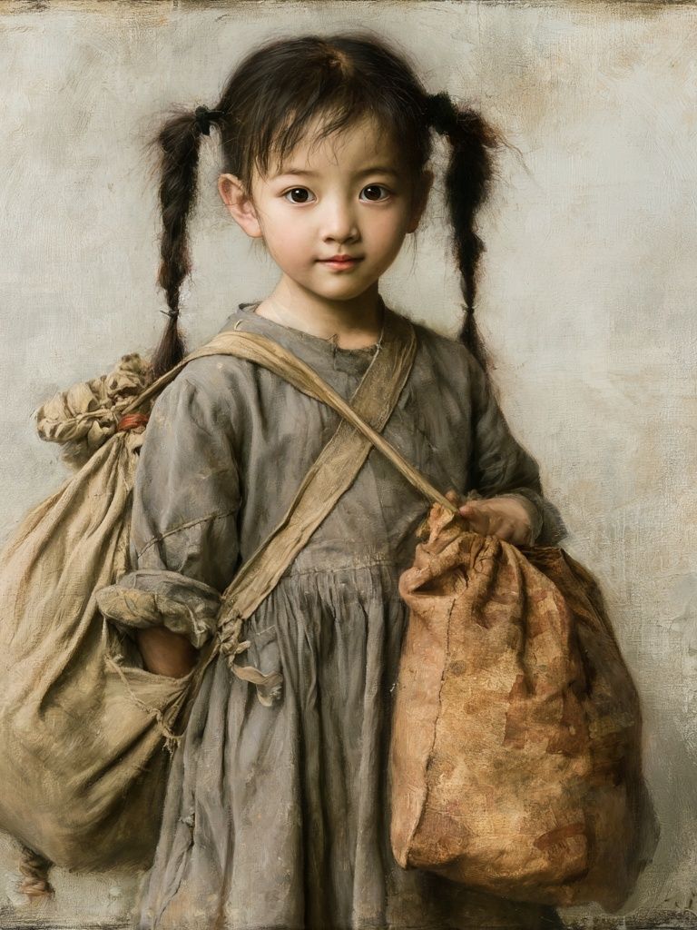 Young Girl Portrait Fine-Art Print. poster — fine-art art
