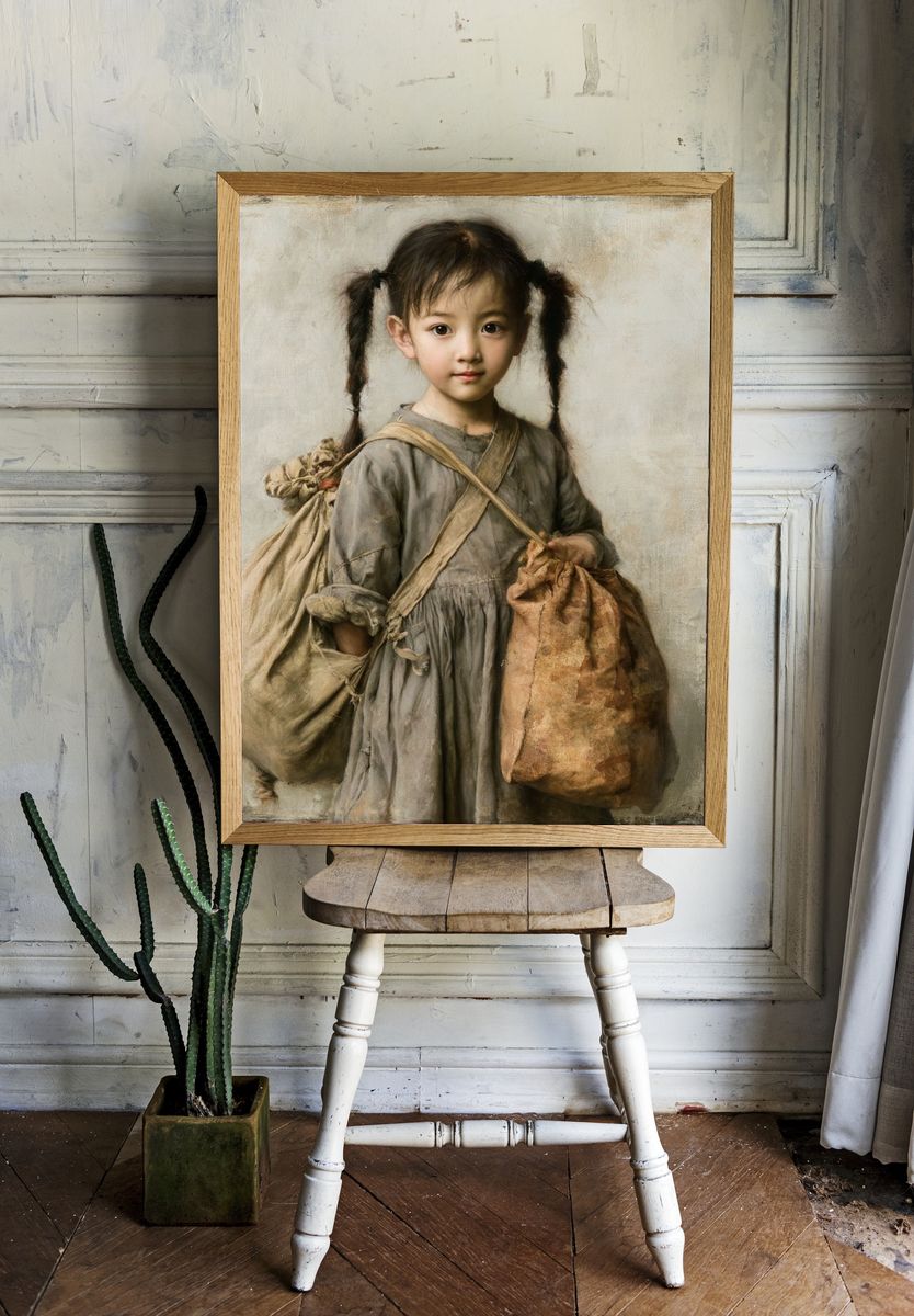 Young Girl Portrait Fine-Art Print. room preview