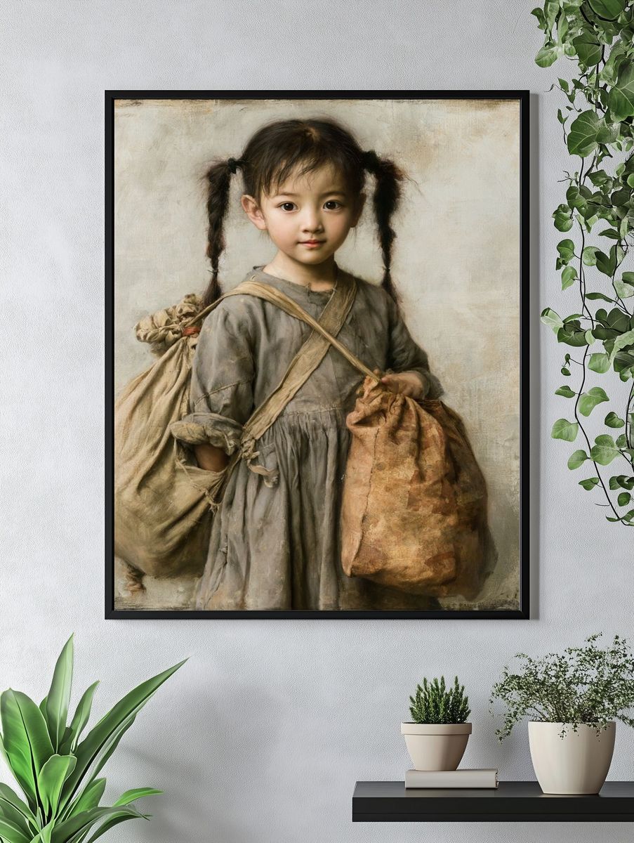Young Girl Portrait Fine-Art Print. — room view 4