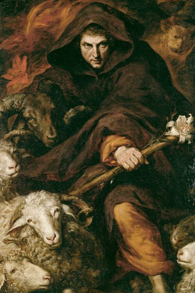 Shepherd and Sheep Fine-Art Print.