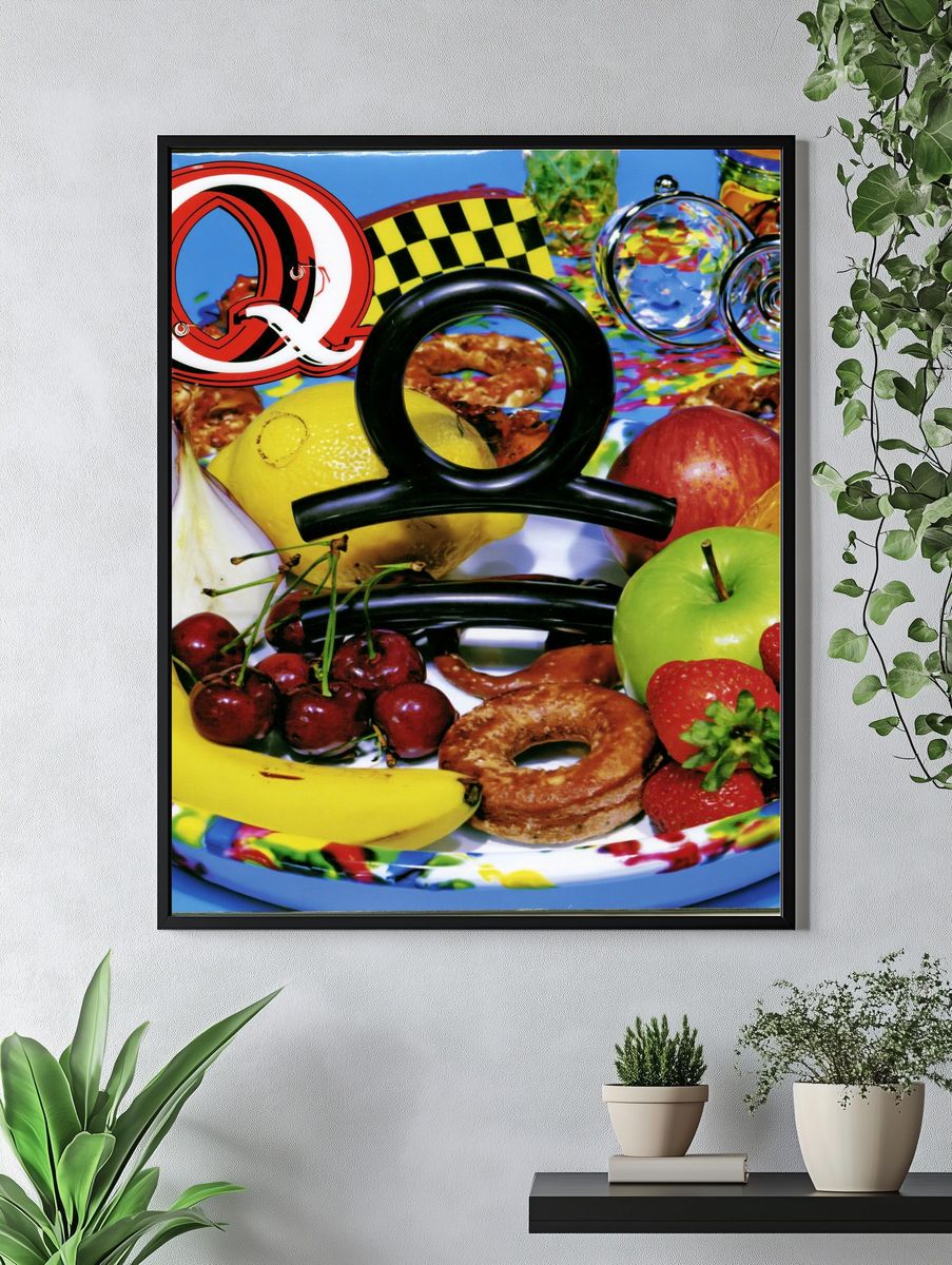 Pop Art Fruit Still Life Poster. — room view 4