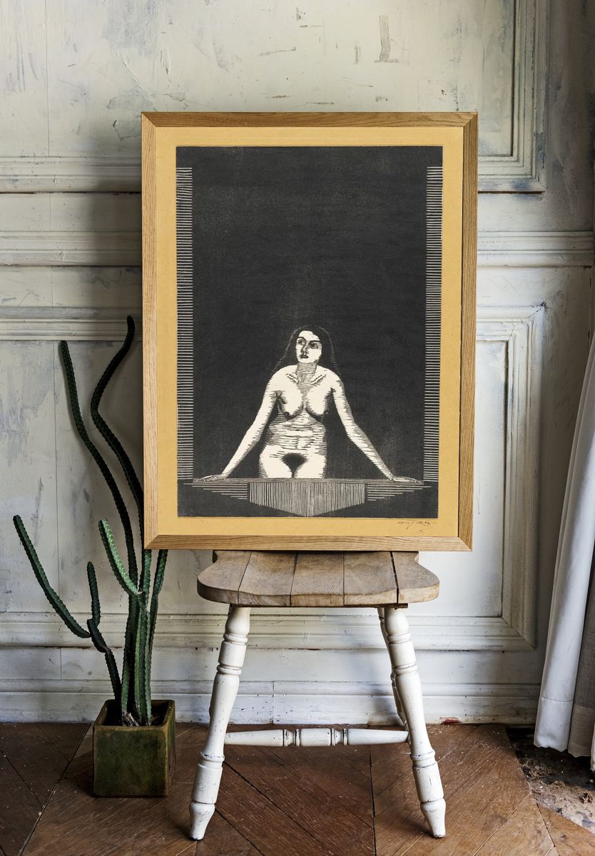 Figure Study — Fine Art Print. — room view 1