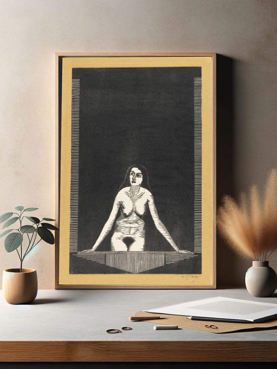 Figure Study — Fine Art Print. — room view 2