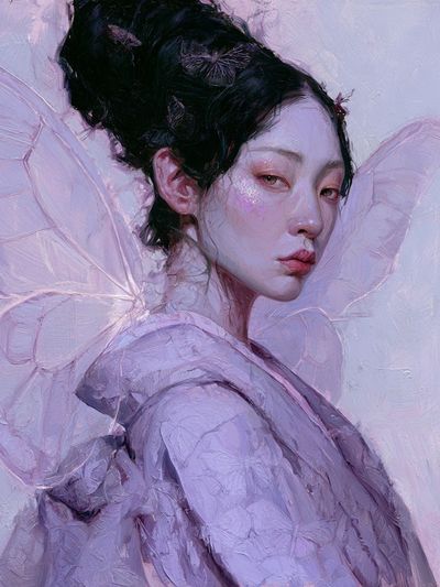 Butterfly Maiden Fine-Art Print.