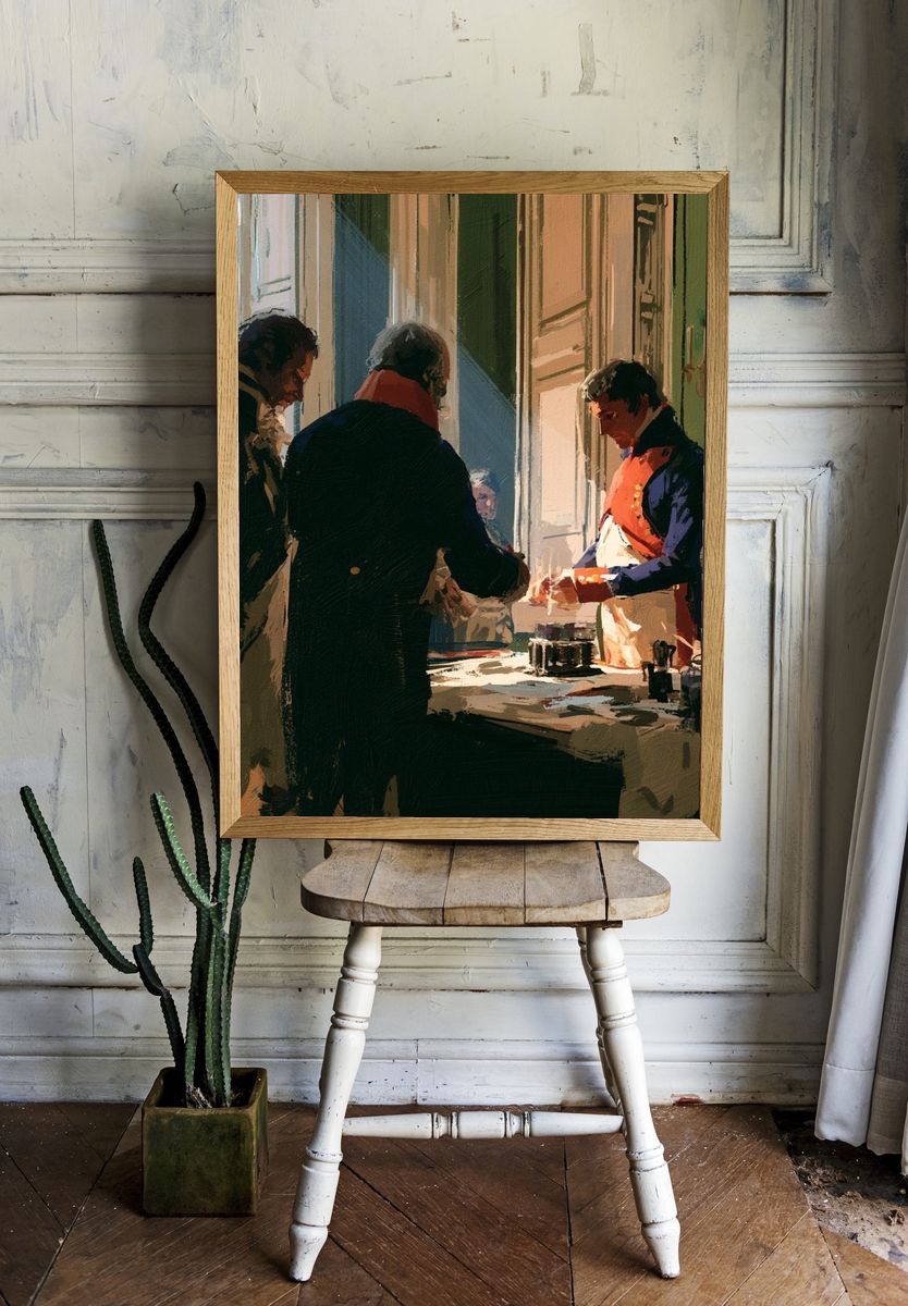 Napoleonic Banquet — Fine-Art Print. — room view 1