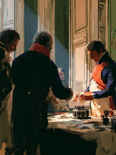 Napoleonic Banquet — Fine-Art Print.