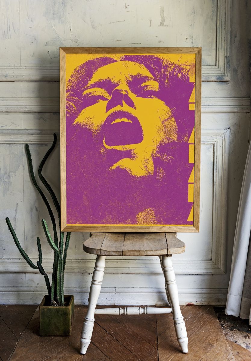 Atakana Pop Art Poster. room preview
