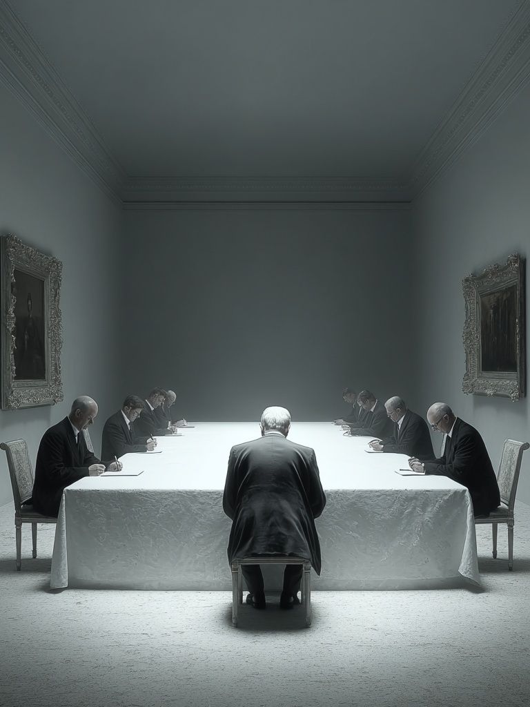 Silent Meeting — Fine Art Print. poster detail