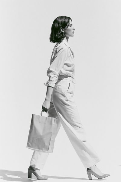 Fashion Portrait Black-White Poster.